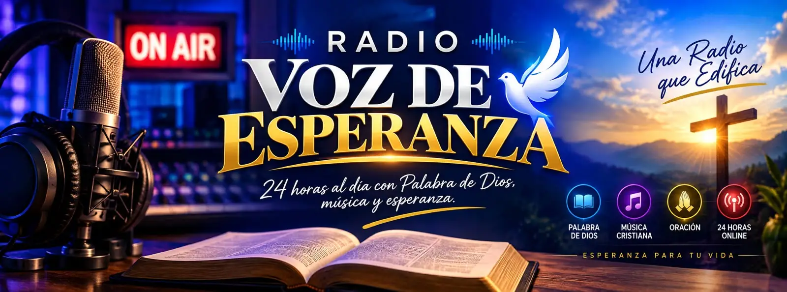Logotipo de Radio Voz de Esperanza